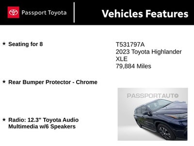 2023 Toyota Highlander XLE