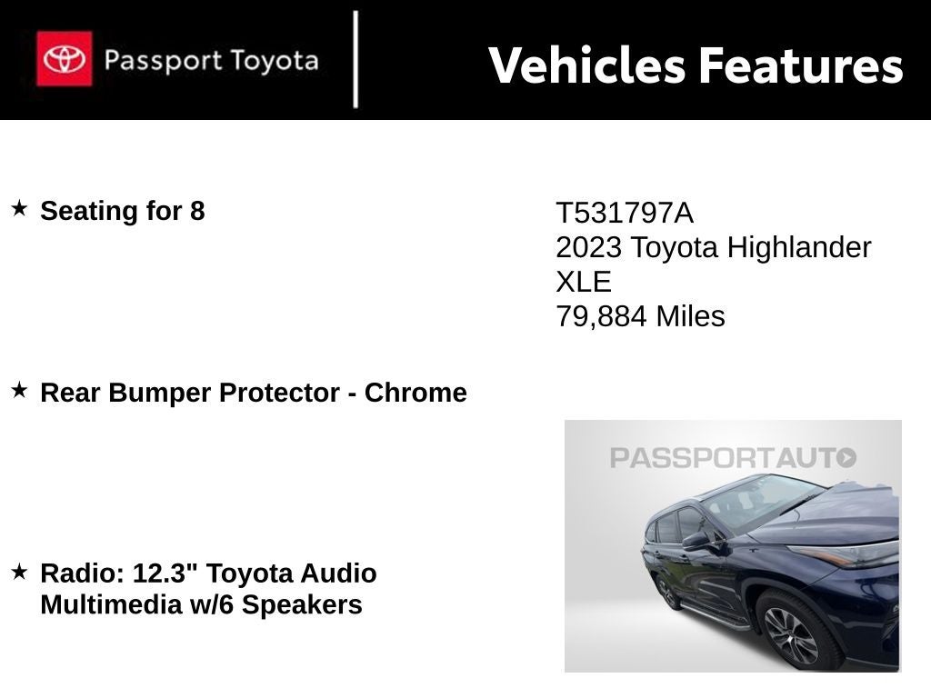 2023 Toyota Highlander XLE