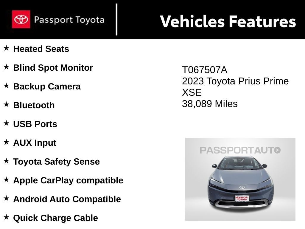 2023 Toyota Prius Prime XSE
