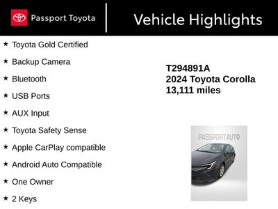 2024 Toyota Corolla Hybrid LE