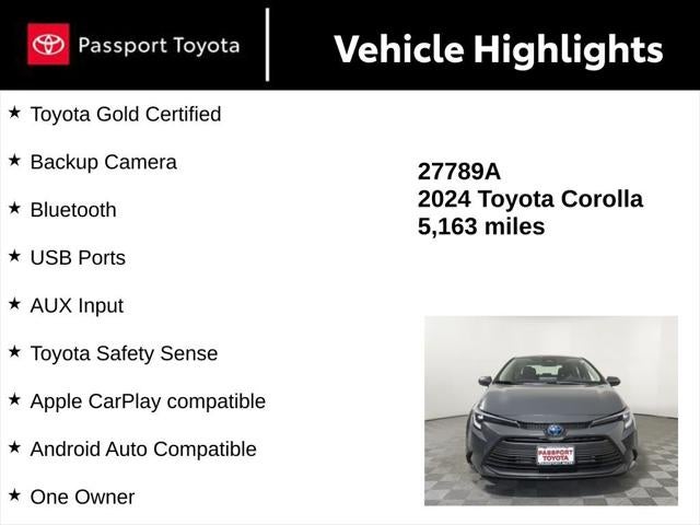 2024 Toyota Corolla Hybrid LE