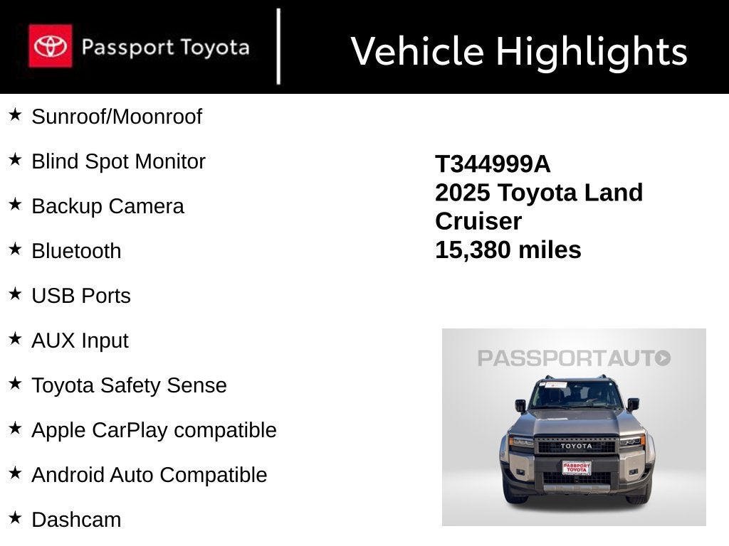 2025 Toyota Land Cruiser 4WD