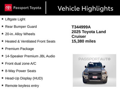 2025 Toyota Land Cruiser 4WD