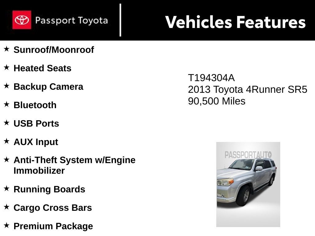 2013 Toyota 4Runner SR5