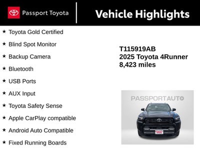 2025 Toyota 4Runner SR5