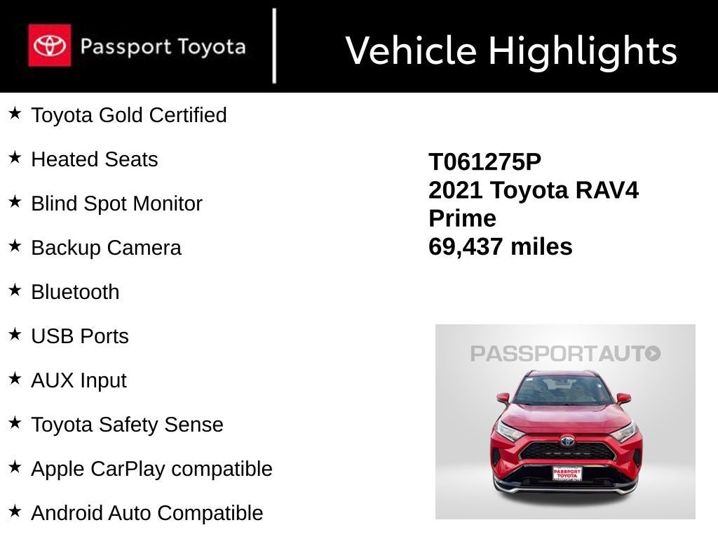 2021 Toyota RAV4 Prime SE