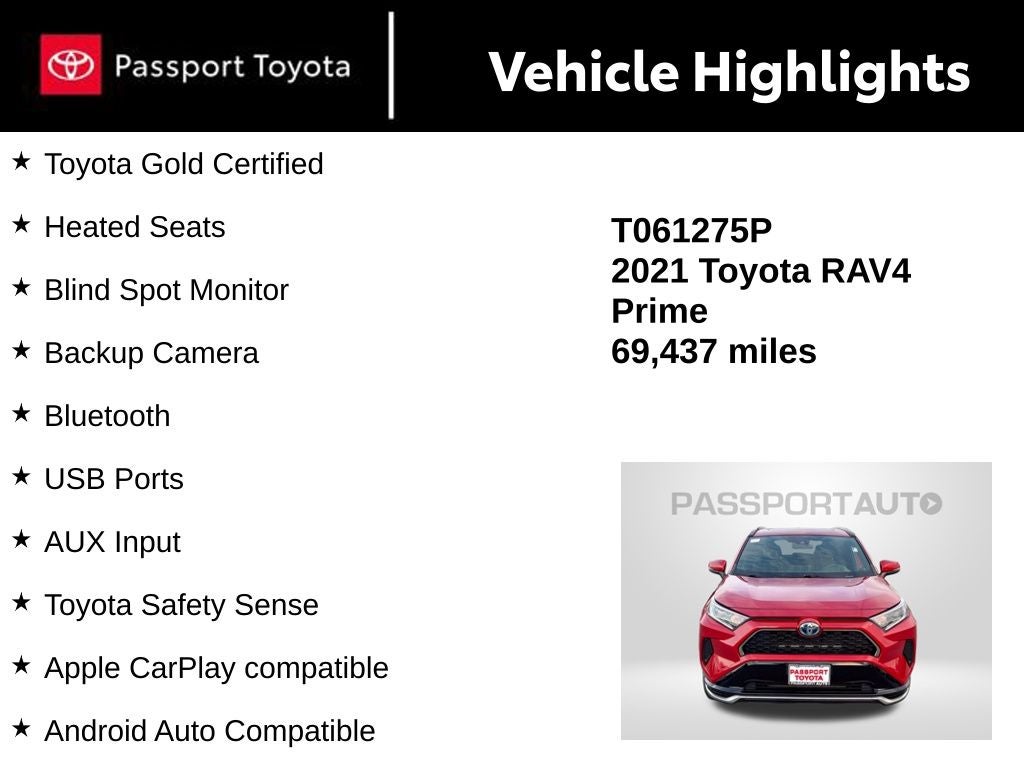 2021 Toyota RAV4 Prime SE