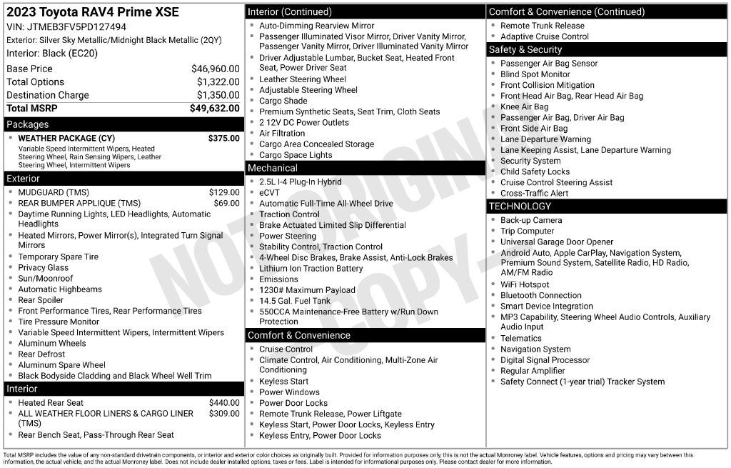 2023 Toyota RAV4 Prime XSE
