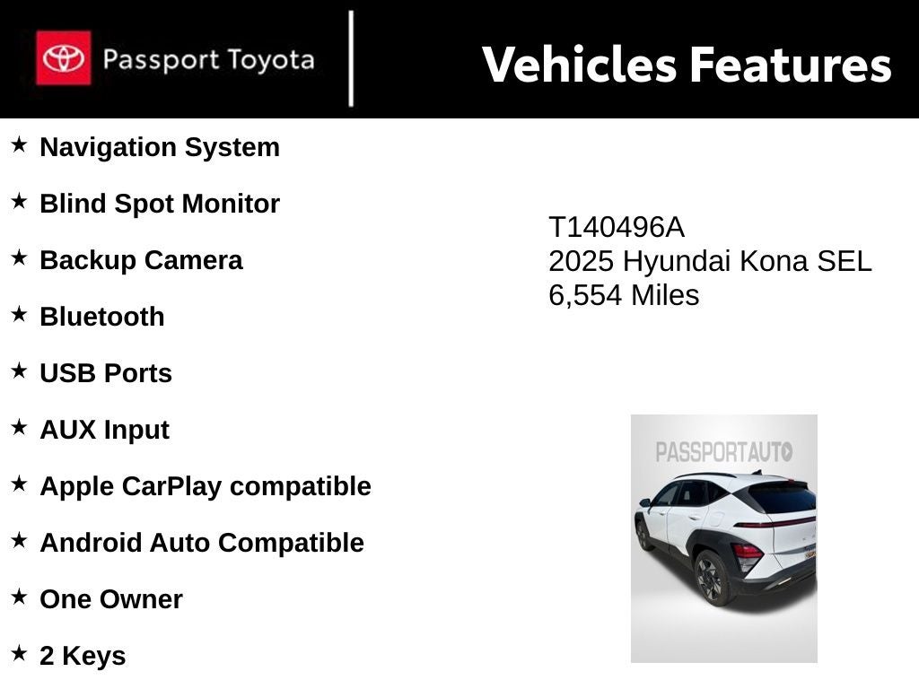2025 Hyundai Kona SEL