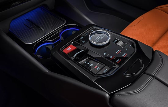 The M-specific center console. | Passport BMW in Suitland MD