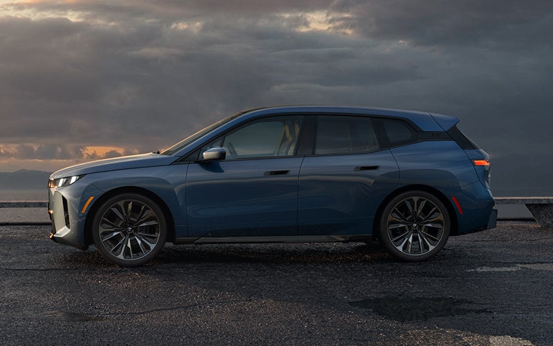 The BMW iX parked sideways shot. | Passport BMW in Suitland MD