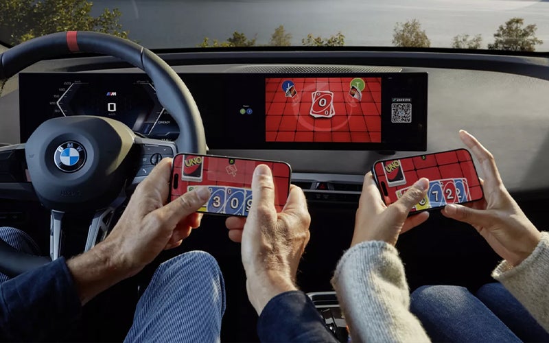 The BMW Curved Display AirConsole. | Passport BMW in Suitland MD