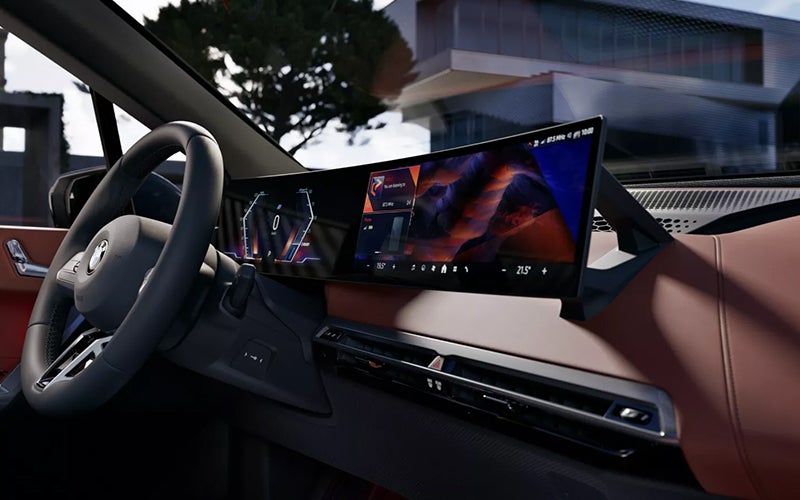 The BMW iX Curved Display. | Passport BMW in Suitland MD