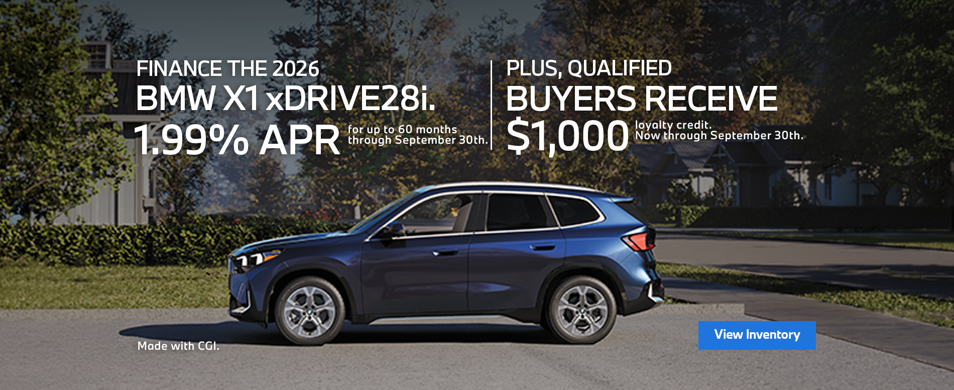 2026 BMW X1 xDRIVE28i