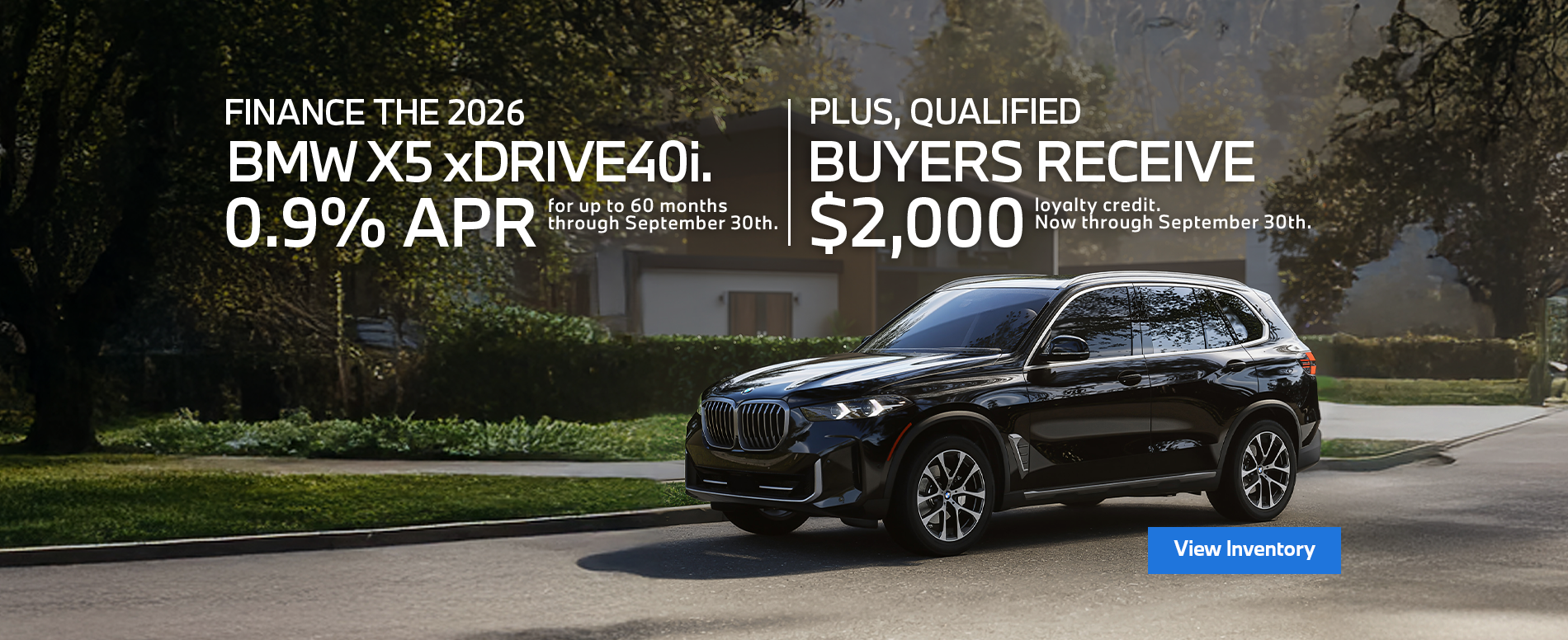 2026 BMW X5 xDRIVE40i