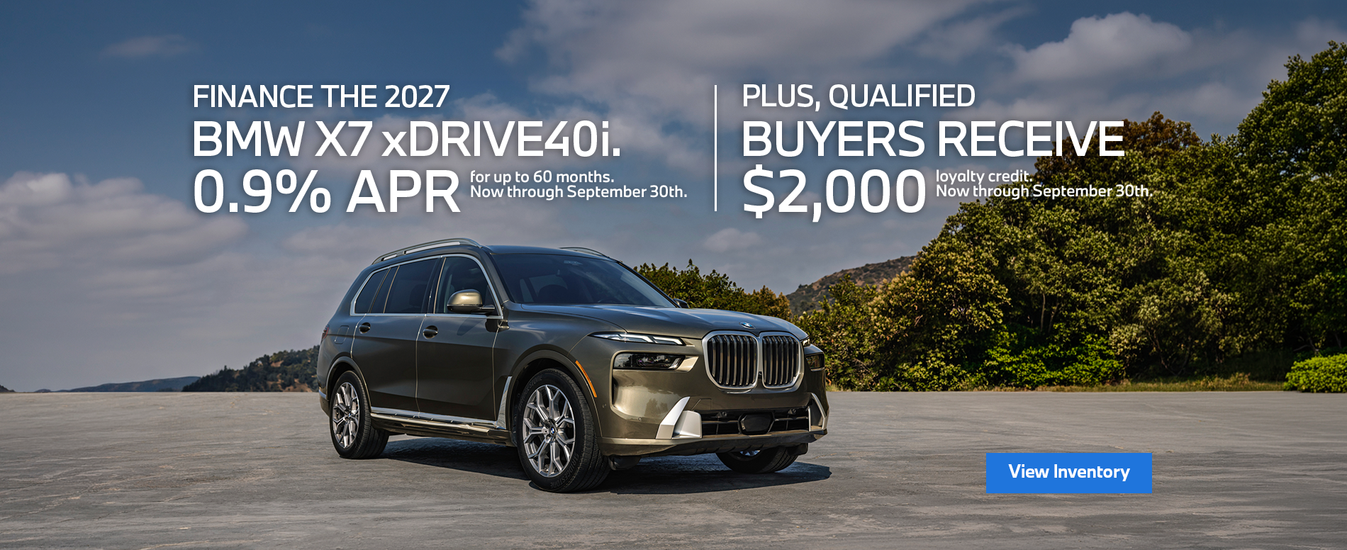 2027 BMW X7 xDRIVE40i