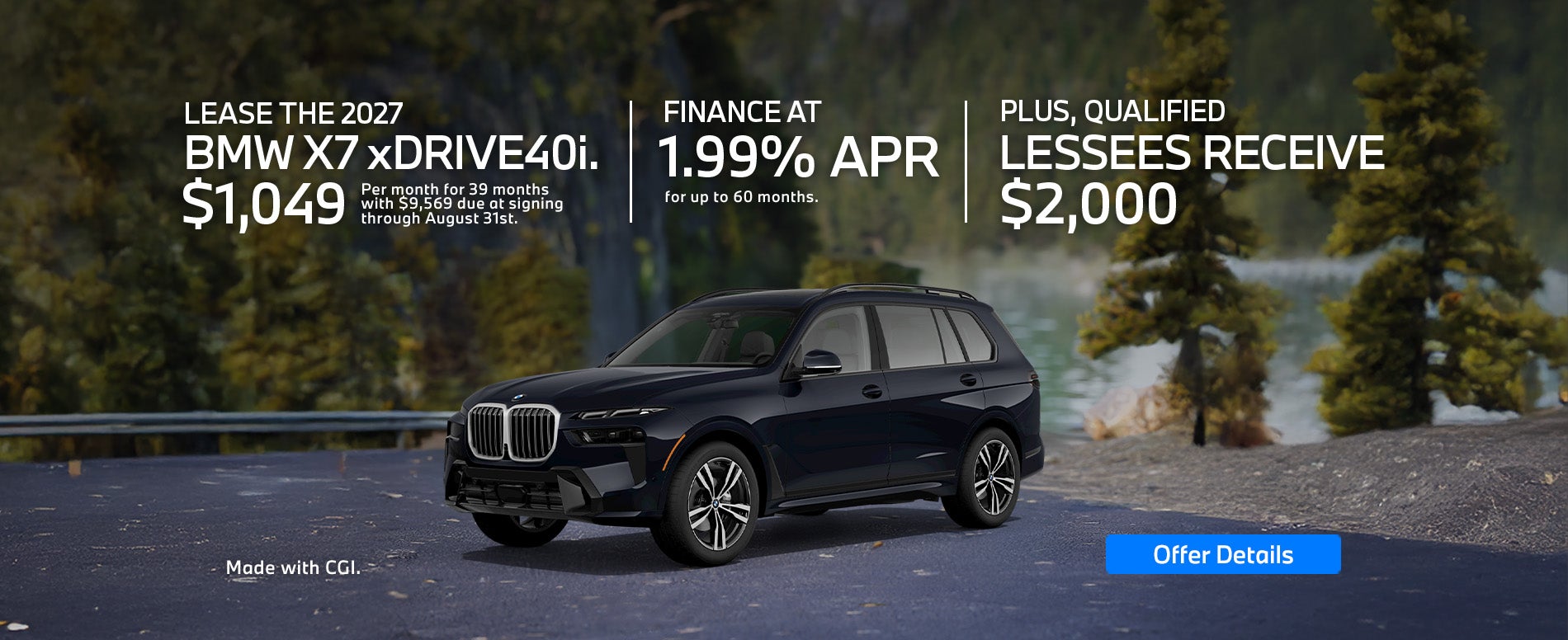 2027 BMW X7 xDRIVE40i