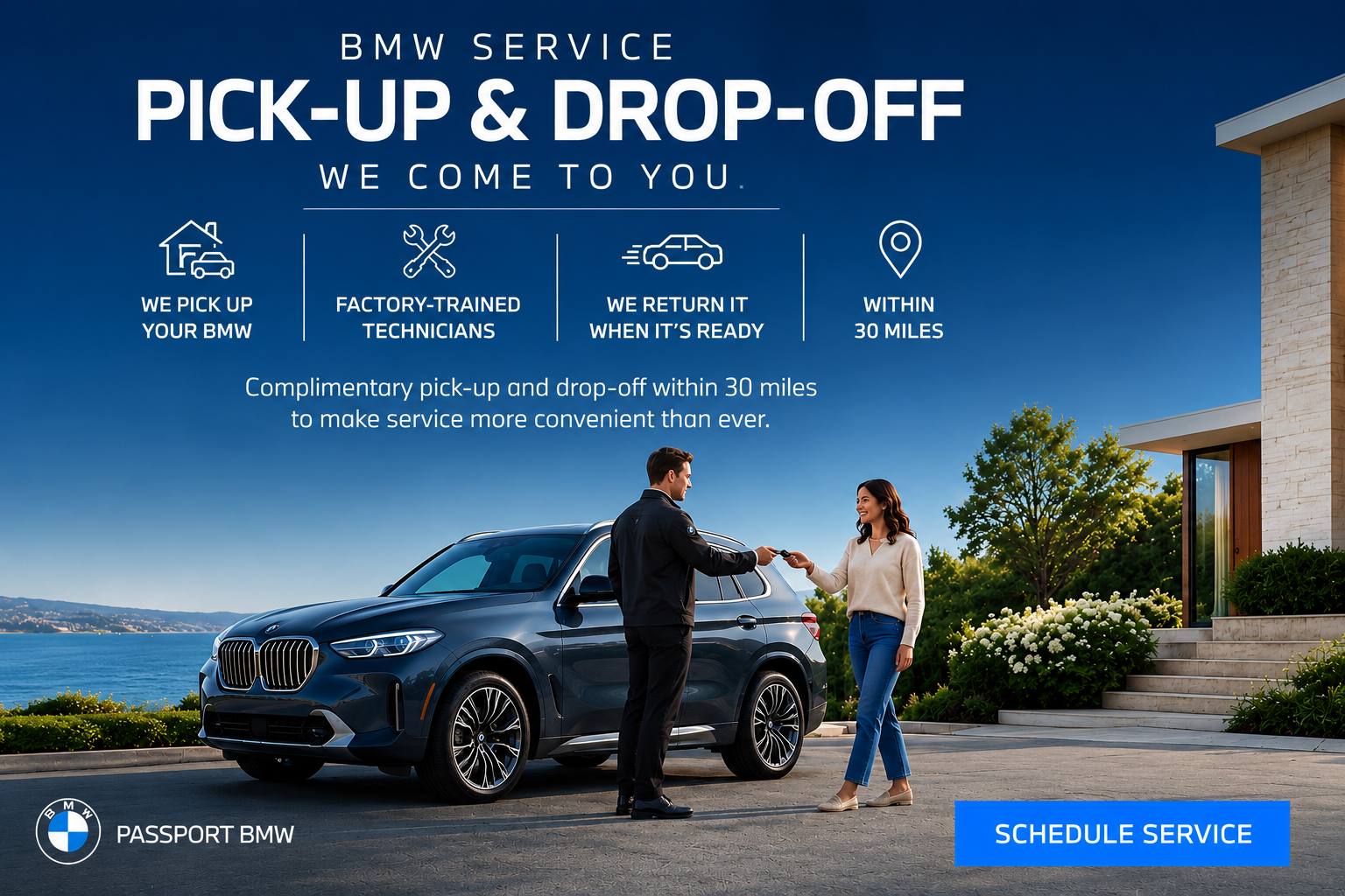 BMW Service pick-up and drop-off