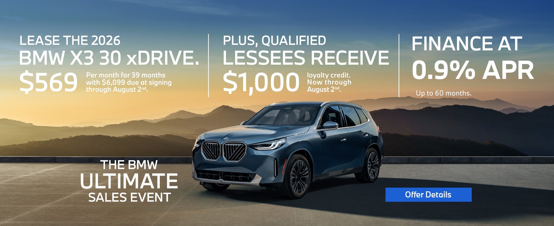 2026 BMW X3 30 xDrive