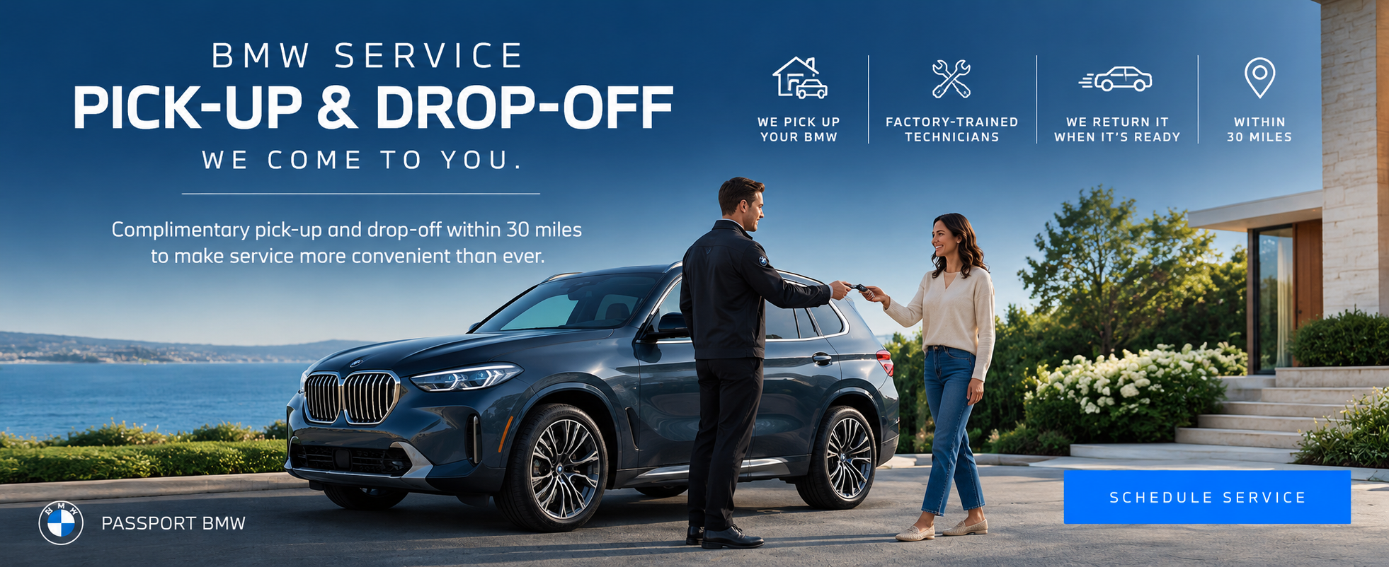 BMW Service pick-up and drop-off