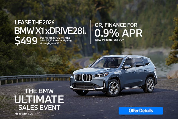 BMW X1 lease and finance sale